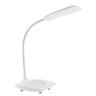 Luminária de Mesa Trabalho Escritório Home Office Led Usb:Branco - 3