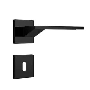 Conjunto Fechadura Mz440 Interna de 55mm R204 Preto Fosco - Papaiz