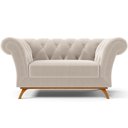 Ver imagem 5 de Sofá 2 Lugares Império 150cm D02 Bouclê Creme B-54