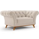 Ver imagem 1 de Sofá 2 Lugares Império 150cm D02 Bouclê Creme B-54
