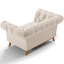 Ver imagem 4 de Sofá 2 Lugares Império 150cm D02 Bouclê Creme B-54