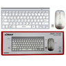KIT TECLADO MOUSE SEM FIO DESIGN FINO ABNT2 PC NOTEBOOK HK8850 PRATA XTRAD - 4