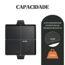 Ver imagem 4 de Chapa Petisco Quadrada Ferro 24x24x1,5cm Alça Ferro – Panela Mineira