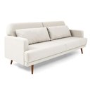 Ver imagem 1 de Sofá-cama 3 Lugares MH-1605 Herval com USB Linho Bege C