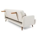 Ver imagem 4 de Sofá-cama 3 Lugares MH-1605 Herval com USB Linho Bege C