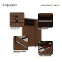 Ver imagem 4 de Cômoda Sapateira Imperial 1 Porta 5 Gavetas Jacarandá Fosco - Zanzini