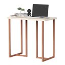 Ver imagem 1 de Mesa para Computador Escrivaninha Off/cobre Mali Pequena 76cm Estilo Industrial