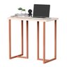 Mesa para Computador Escrivaninha Off/cobre Mali Pequena 76cm Estilo Industrial - 4