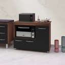 Ver imagem 7 de Balcao Multiuso 3 Portas 114cm 9480 Savana Preto Mobbs