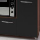 Ver imagem 5 de Balcao Multiuso 3 Portas 114cm 9480 Savana Preto Mobbs