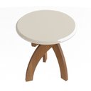 Ver imagem 5 de Mesa Apoio para Sala de Jantar Jade Marrom Cinamomo/Off White