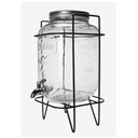 Ver imagem 5 de Suqueira de Vidro 5 Litros com Suporte de Metal – Dispensador Retro de Luxo para Agua e Suco