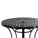 Ver imagem 2 de Mesa com Tampo Ripado de 120 Cm em Alumínio - Trama Original