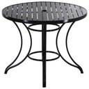 Ver imagem 1 de Mesa com Tampo Ripado de 120 Cm em Alumínio - Trama Original