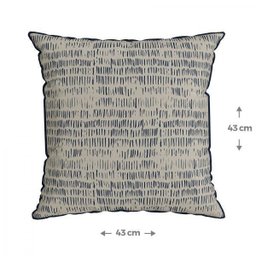 Capa para Almofada com Cordonê 43x43cm Náutica Belchior - 2