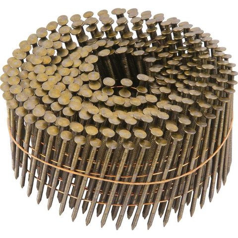 Prego Coil Anelado, 2,1 Mm X 50 Mm Zincado Carretel com 300 Unidades para o Pregador Pp 550 Vonde