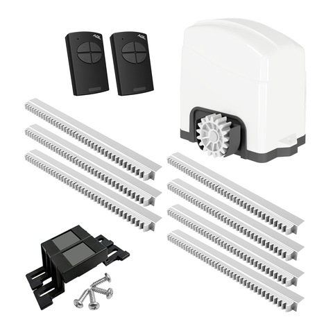 Kit Motor Portão Izzy 500 Inteligente 220V Cremalheira 3,5m