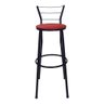 Banqueta Banco Alto Cozinha Alta Bar Bistro Area Americana:vermelho - 2
