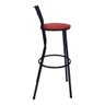 Banqueta Banco Alto Cozinha Alta Bar Bistro Area Americana:vermelho - 3