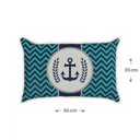 Ver imagem 2 de Capa para Almofada com Cordão de São Francisco 55x35cm Náutica Belchior