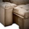 Sofá Retrátil Reclinável 4 Lugares Bege Imperatore 250cm Fabrispuma - 3