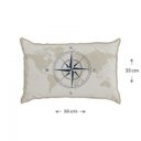 Ver imagem 2 de Capa para Almofada com Cordão 35x55cm Náutica Belchior