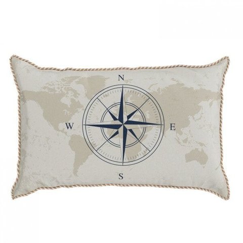 Capa para Almofada com Cordão 35x55cm Náutica Belchior