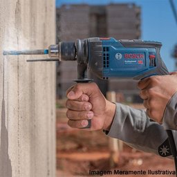 Furadeira Impacto 850w Reversível 127v com Maleta Gsb 16 Bosch - 8