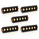 Ver imagem 1 de 5 Spot Mini Led Embutir 5 Fachos Downlight Pontual Bet93