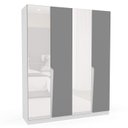 Ver imagem 3 de Guarda Roupa Casal 4 Portas e 4 Gavetas com Espelho 240847 Linha Porto Politorno Móveis
