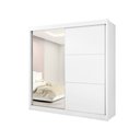 Ver imagem 1 de Guarda Roupa Casal com Espelho 2 Portas 6 Gavetas Titanium D'doro Ipe Branco