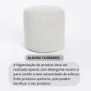 Ver imagem 5 de Kit 03 Puff Perse 36cm Decorativo Puffe Sala Quarto Tecido Linho