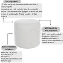 Ver imagem 4 de Kit 03 Puff Perse 36cm Decorativo Puffe Sala Quarto Tecido Linho