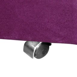 Sofá Cama Casal Reclinável Drika - Veludo Turkey Vinho - 10