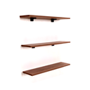 Ver imagem 3 de Kit Prateleira Decorativa Reta Simples MDF Amadeirado 60x15cm 3 pçs - Smart Eco
