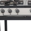 Ver imagem 3 de Fogão Industrial 6 Bocas Baixa Pressão Venâncio Linha Bravo Esmaltado Cinza Br6b