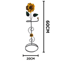 Ver imagem 2 de Porta Papel Higiênico 1 Rolo de Chão em Ferro com Rosa:amarelo