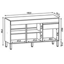 Ver imagem 4 de Balcão Gabinete para Pia sem Tampo 150cm Lina K02 Supremo - Mpozenato