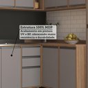 Ver imagem 5 de Cozinha Completa 8 Pçs Espaço Micro-ondas 365cm Isa Luciane Vanilla/cinza Puro