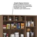 Ver mais imagens de Cozinha Completa 8 Pçs Espaço Micro-ondas 365cm Isa Luciane Vanilla/cinza Puro