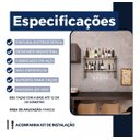 Ver imagem 5 de Adega Bar Industrial Moderno e Elegante para Bebidas Prateleira Ferro e Madeira 60cm