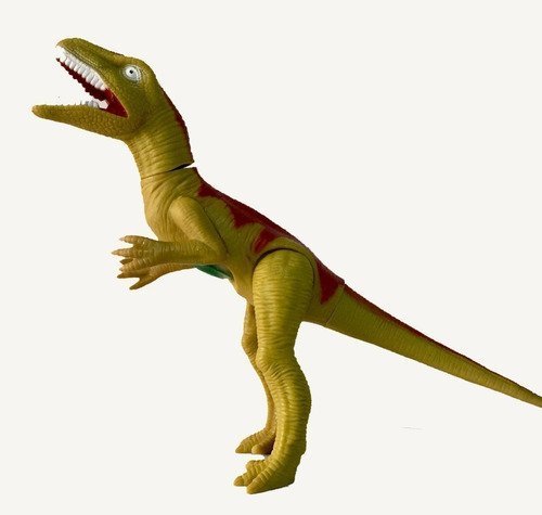 Dinossauro Velociraptor Emite Som Verde Adijomar - 3
