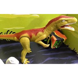 Dinossauro Velociraptor Emite Som Verde Adijomar - 2