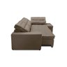 Sofá de Canto Retrátil e Reclinável com Molas LD 3,40x2,00m Viviane Suede Capuccino Madelina - 4