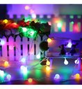Ver imagem 5 de Cordão Lâmpadas Solar Luzes Leds Bolinhas Colorida Natal 5m