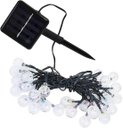 Ver imagem 3 de Cordão Lâmpadas Solar Luzes Leds Bolinhas Colorida Natal 5m