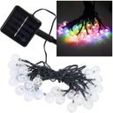 Ver imagem 1 de Cordão Lâmpadas Solar Luzes Leds Bolinhas Colorida Natal 5m