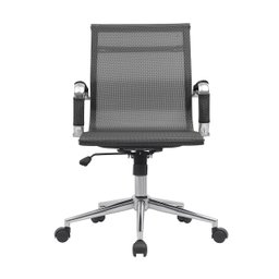 Kit 6 Cadeiras de Escritório Diretor Eames em Tela - Preta - 3