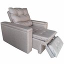 Ver imagem 4 de Poltrona do Papai Retrátil Reclinável Linho Rústico Conforto Larbelle