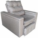 Ver imagem 3 de Poltrona do Papai Retrátil Reclinável Linho Rústico Conforto Larbelle